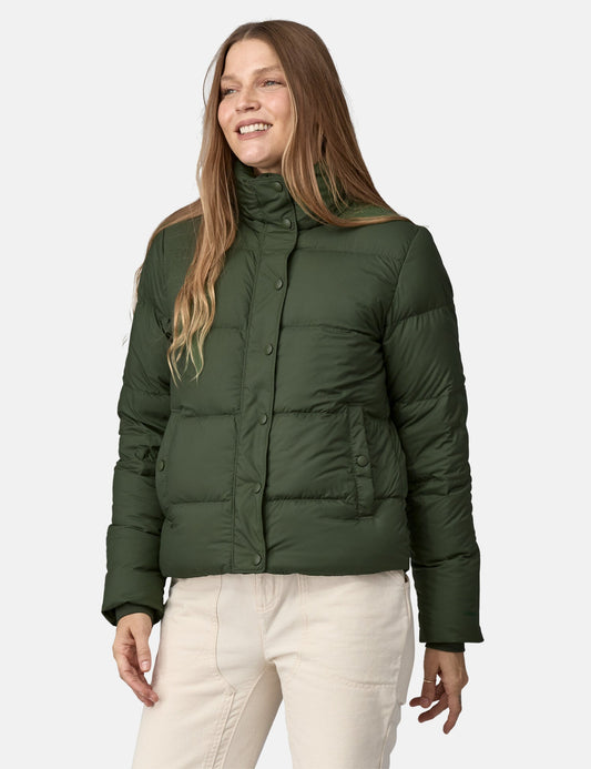 Pata Women's Silent Down Jacket - Torrey Pine Green