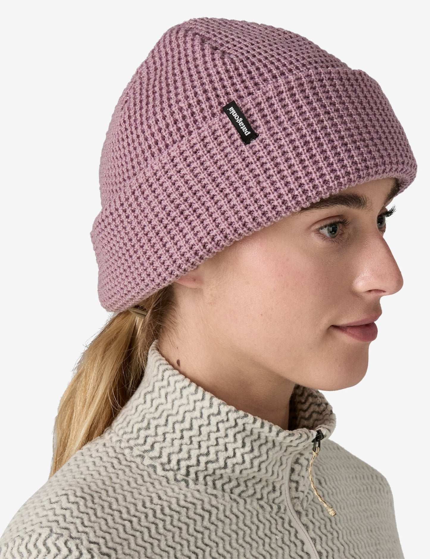 Pata Snowdrifter Beanie Hat - Stormy Mauve