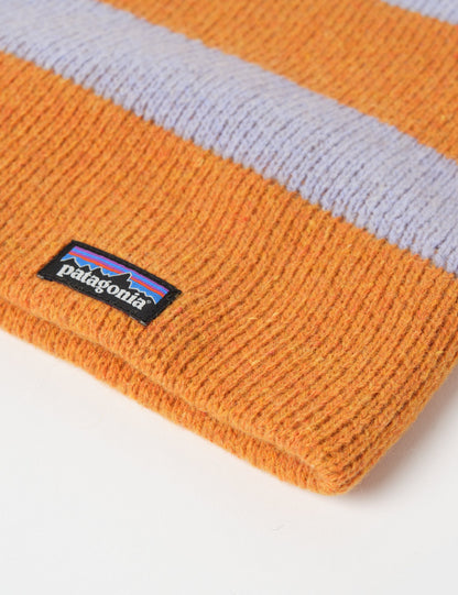 Pata Fun Hog OG Rugby Beanie Hat - Dried Mango/Grey