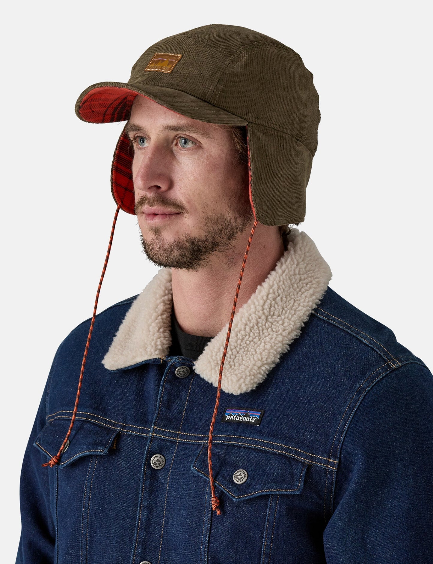 Pata Range Earflap Cap - Dark Walnut