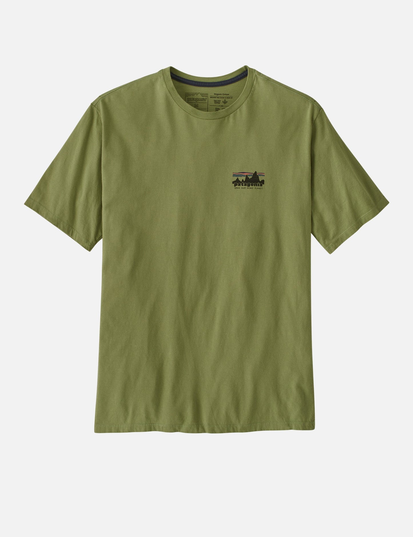 Pata '73 Skyline Organic T-Shirt - Buckhorn Green