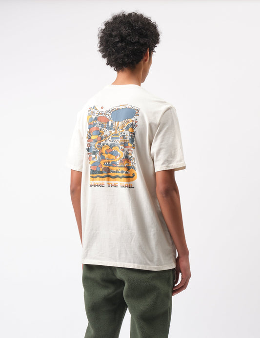 Pata Commontrail Pocket Responsibili-Tee T-Shirt - Birch White