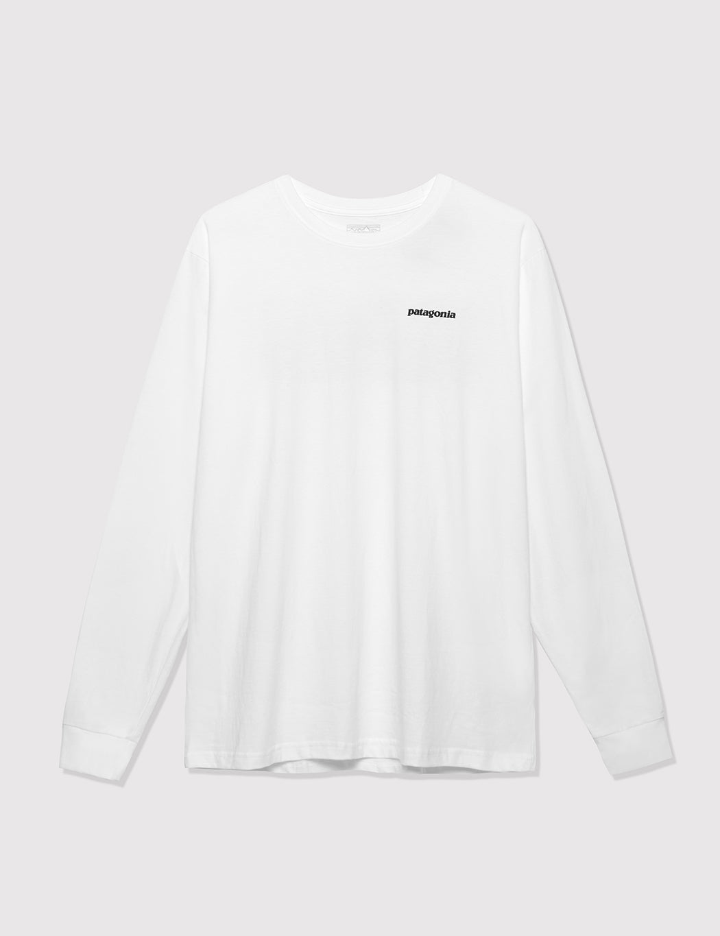 Pata P-6 Logo Responsibili-Tee Long Sleeved T-Shirt - White