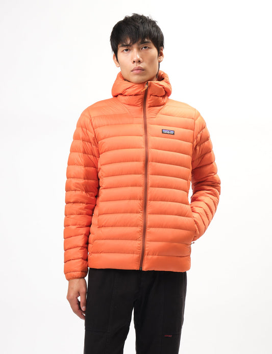 Pata Down Sweater Hoody - Redtail Rust